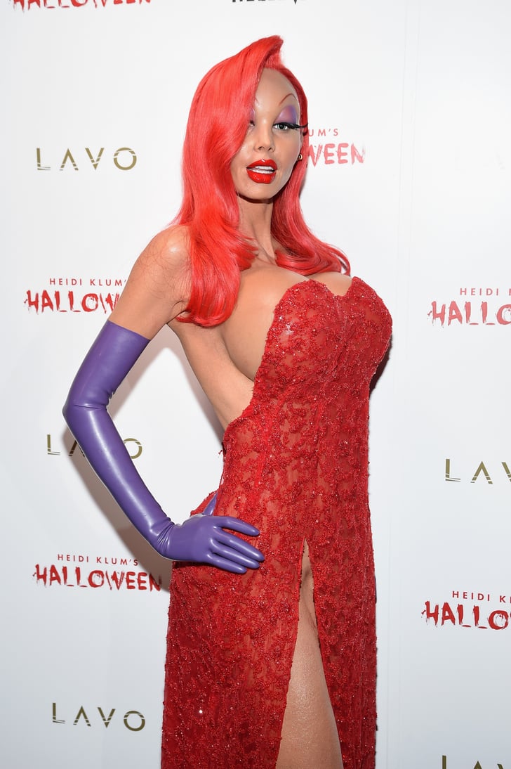 Heidi Klum As Jessica Rabbit Celebrities In Pop Culture Costumes 2015 POPSUGAR Entertainment 