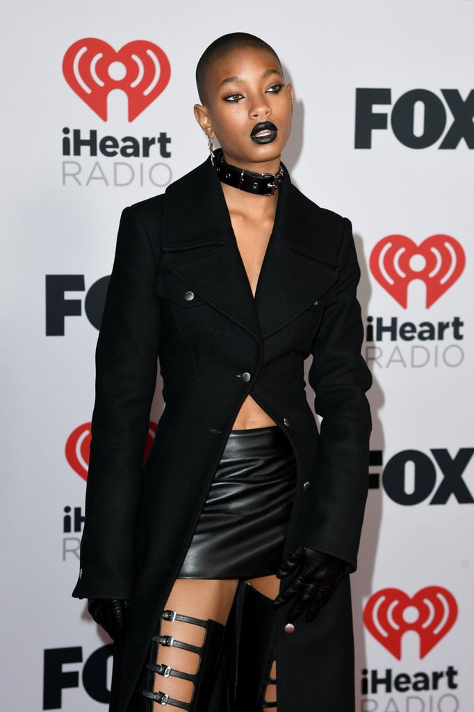 Willow Smith's Goth Outfit and Boots at iHeartRadio Awards