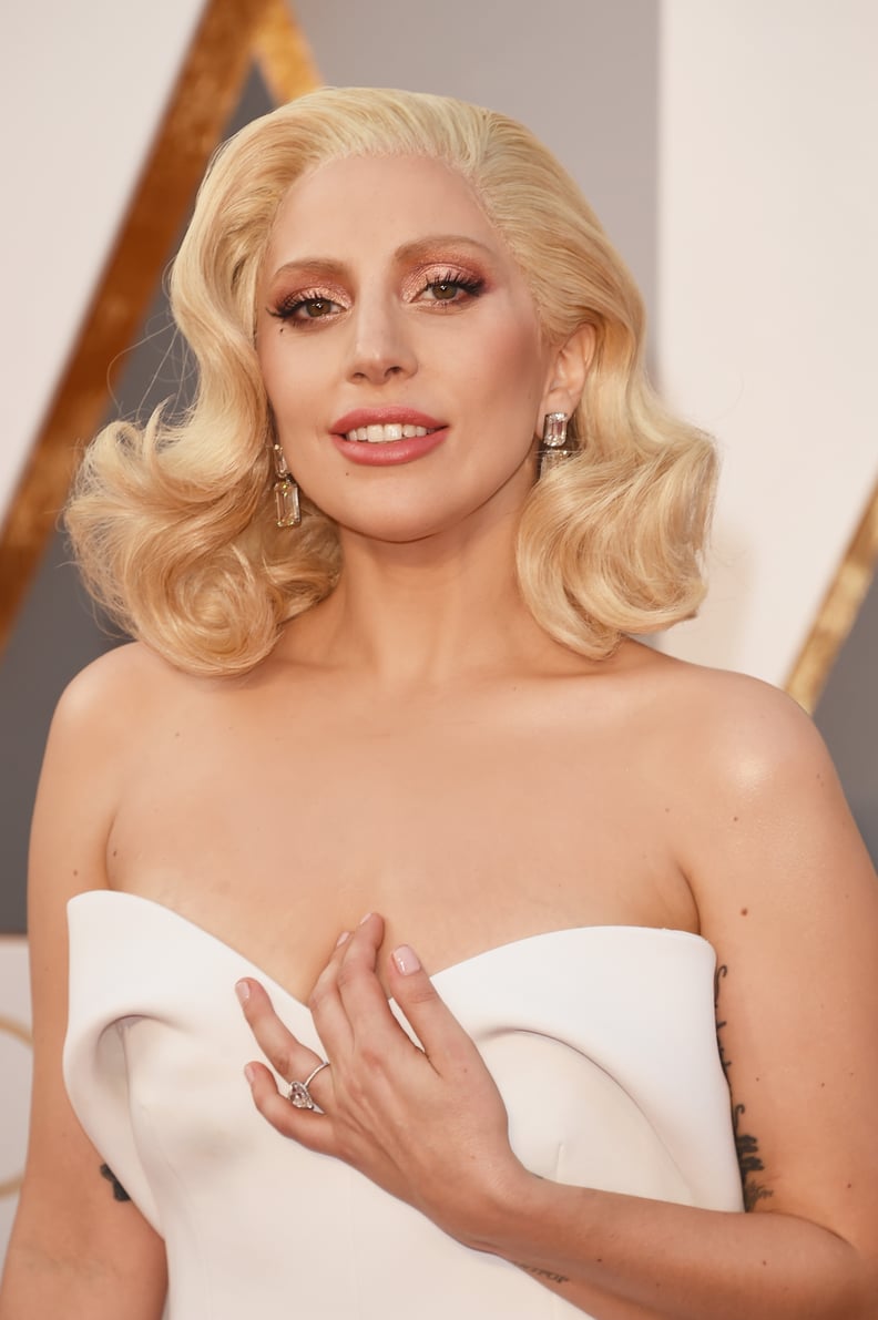 Lady Gaga Makeup at the 2016 Oscars