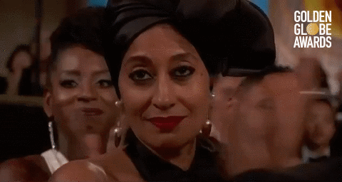 Tracee Ellis Ross feeling #blessed for waterproof mascara.