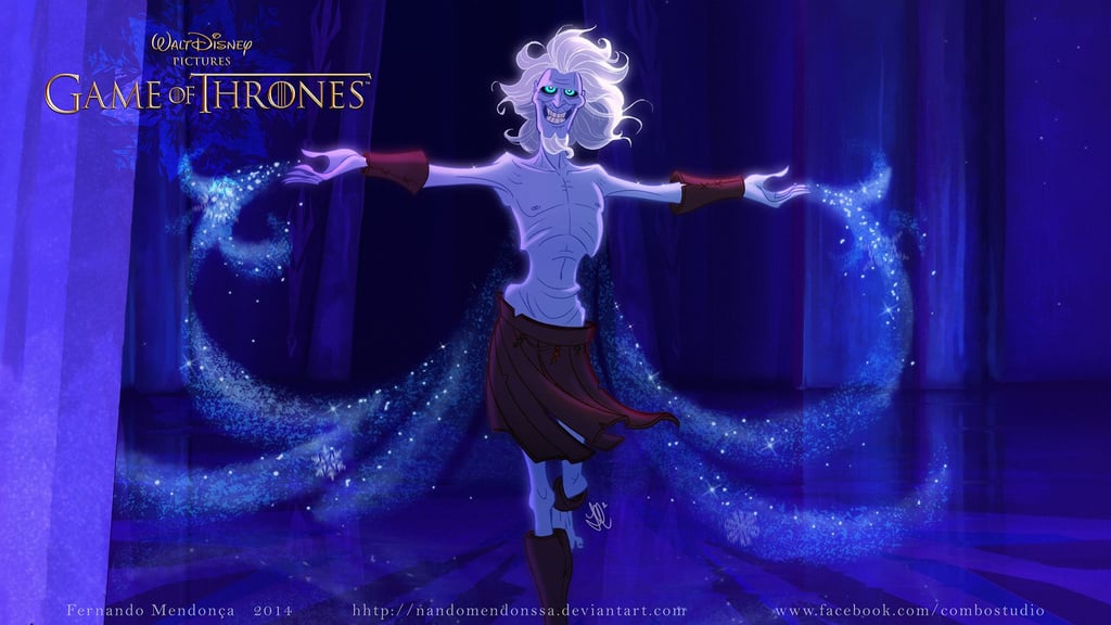 A White Walker channels Elsa with frozen spirit fingers.