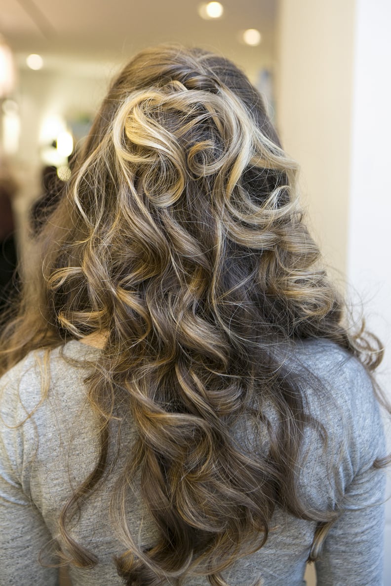 Step Seven: Half-Back Hair For the Reception