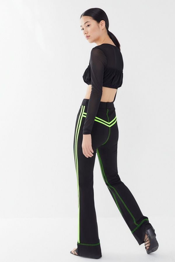 neon stripe pants