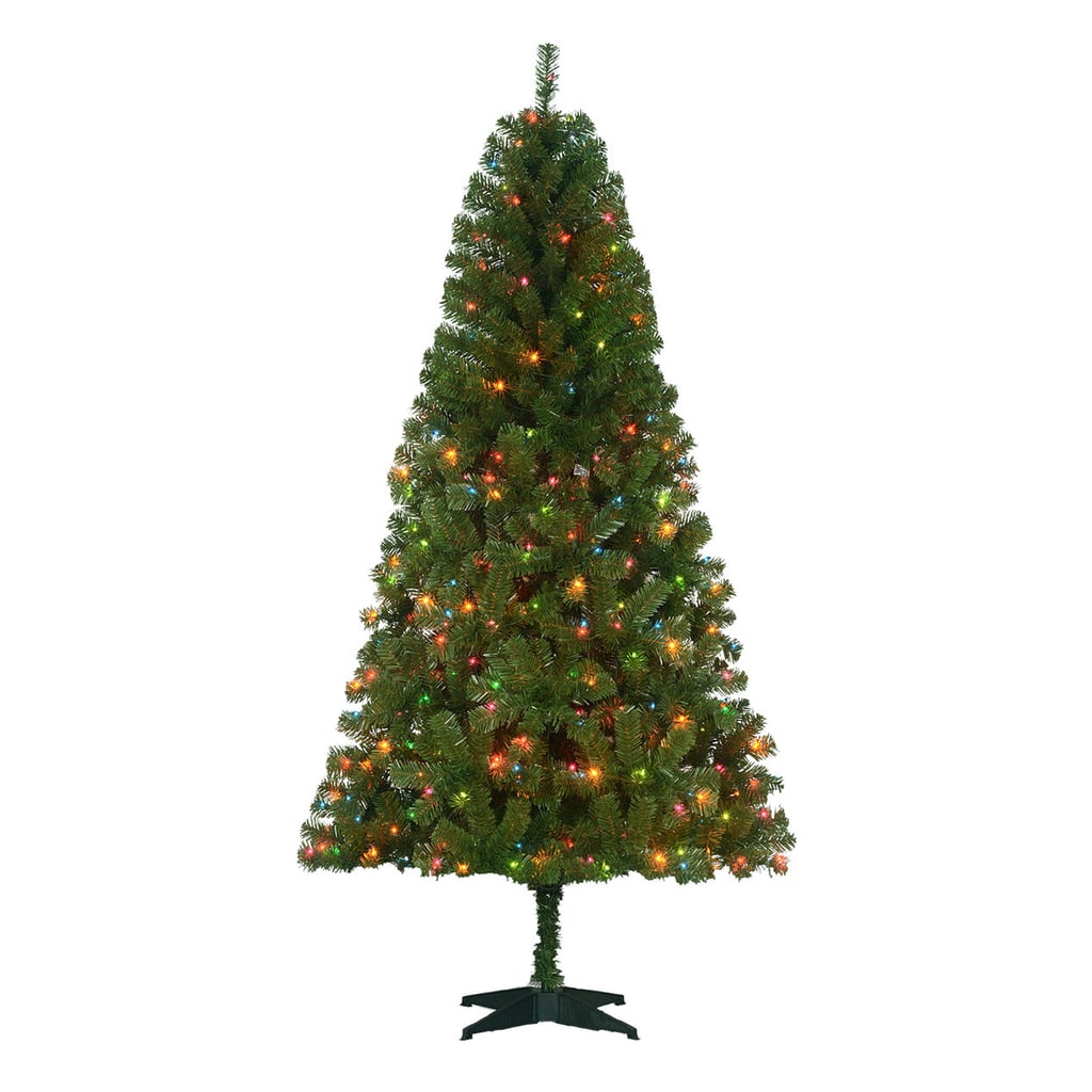 6.5' Pre-Lit Grand Fir Christmas Tree