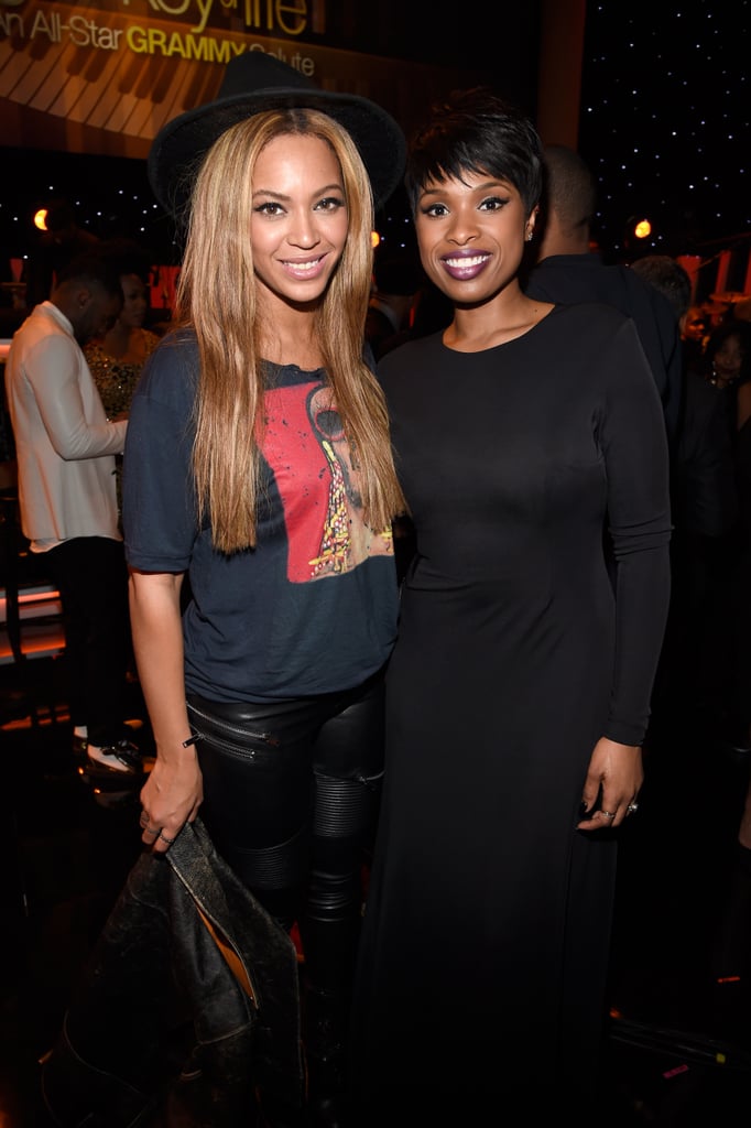 Beyoncé Knowles and Jennifer Hudson had a mini Dreamgirls reunion on Tuesday in LA.