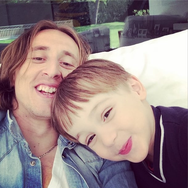 Luka Modric Croatia The World Cup S Hottest Dads Are Even Bigger Stars In The Eyes Of Their Kids Popsugar Family Photo 2