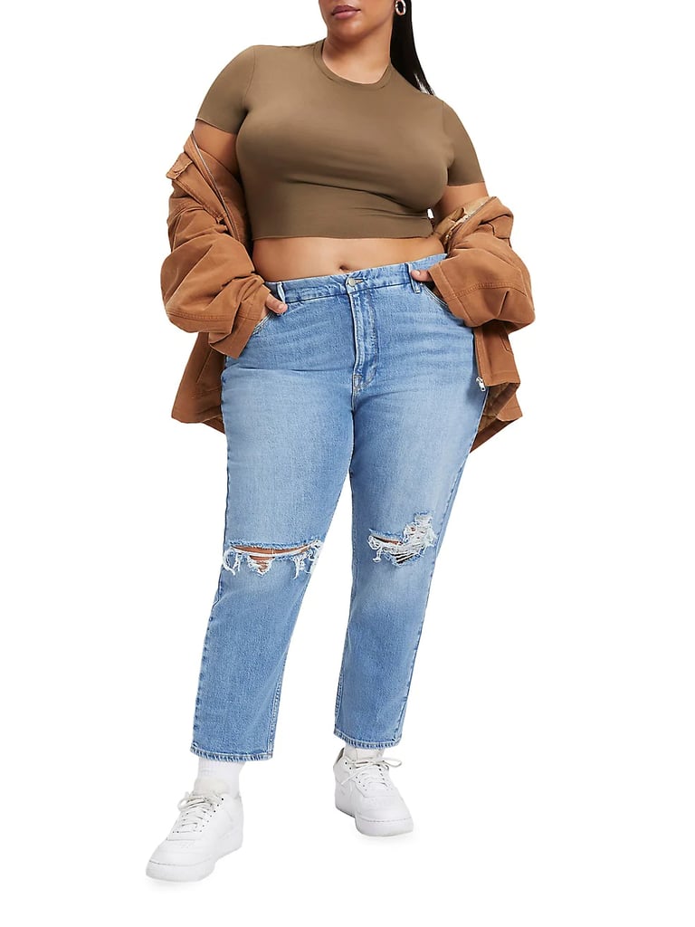 Stylish Jeans: Good American Good '90s Cropped Icon Jeans
