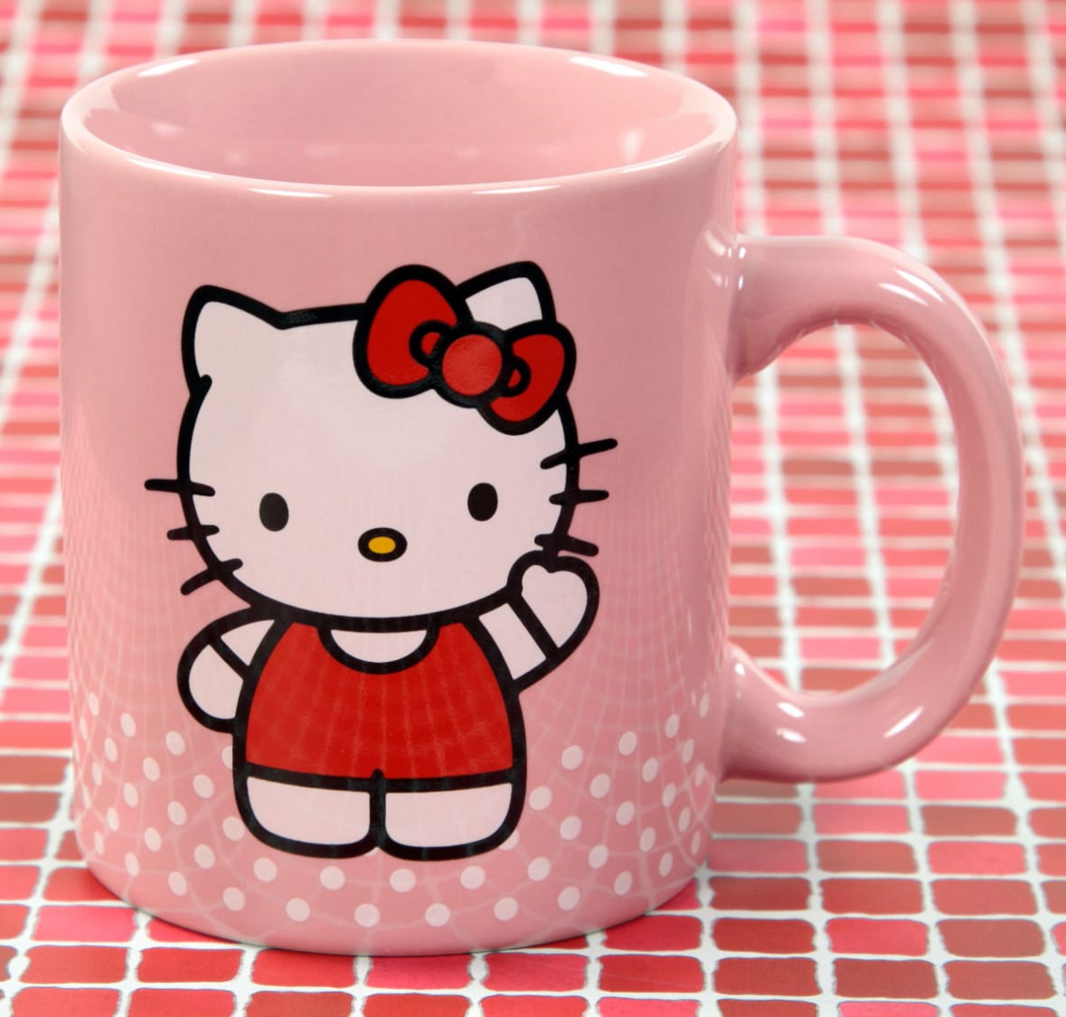 Hello Kitty Pink Hipster Drinkware Cups 