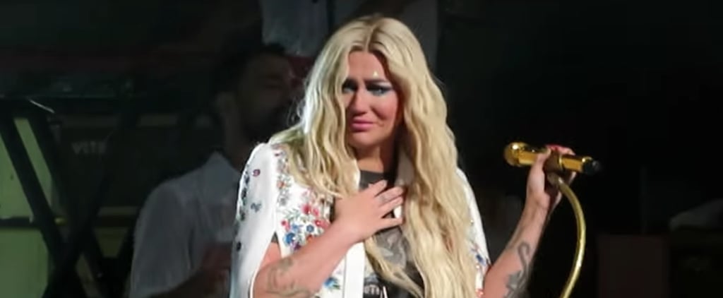 Witness the Emotional Moment Kesha Burst Into Tears While Singing "Praying" at a Concert