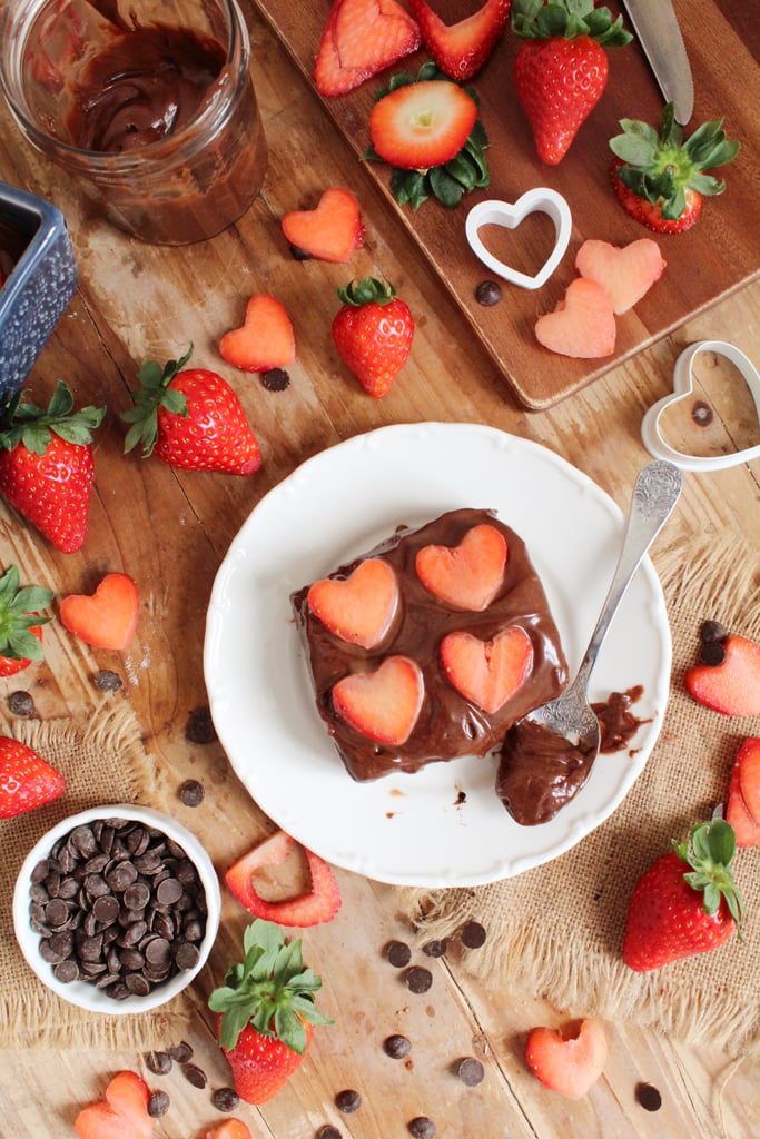 Strawberry Nutella Chocolate Chip Cake