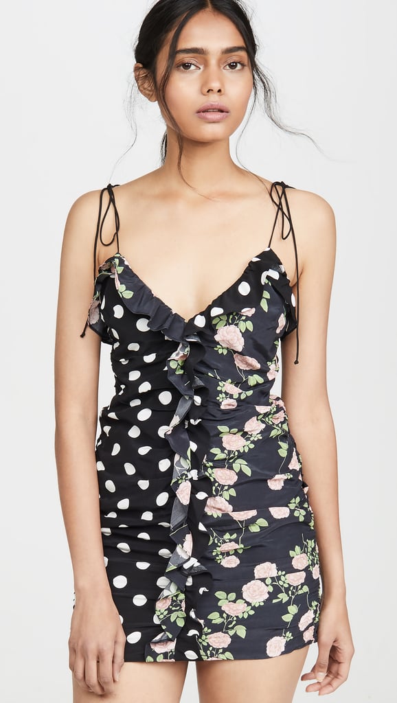 For Love & Lemons Mochi Shirred Minidress