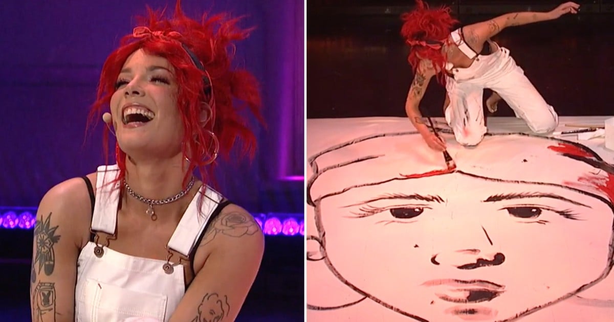 Halsey Eastside Snl Performance Video Popsugar Entertainment