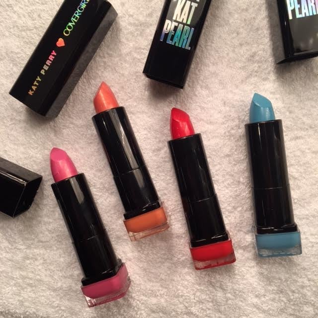 "Now for a close-up of the Katy Kat Pearl lipsticks — so beautiful!" he added.