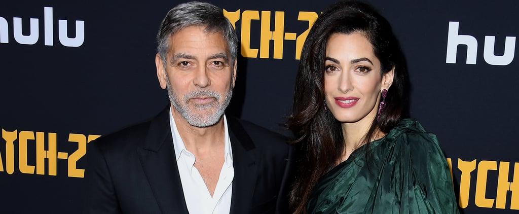 George and Amal Clooney At Catch-22 Premiere