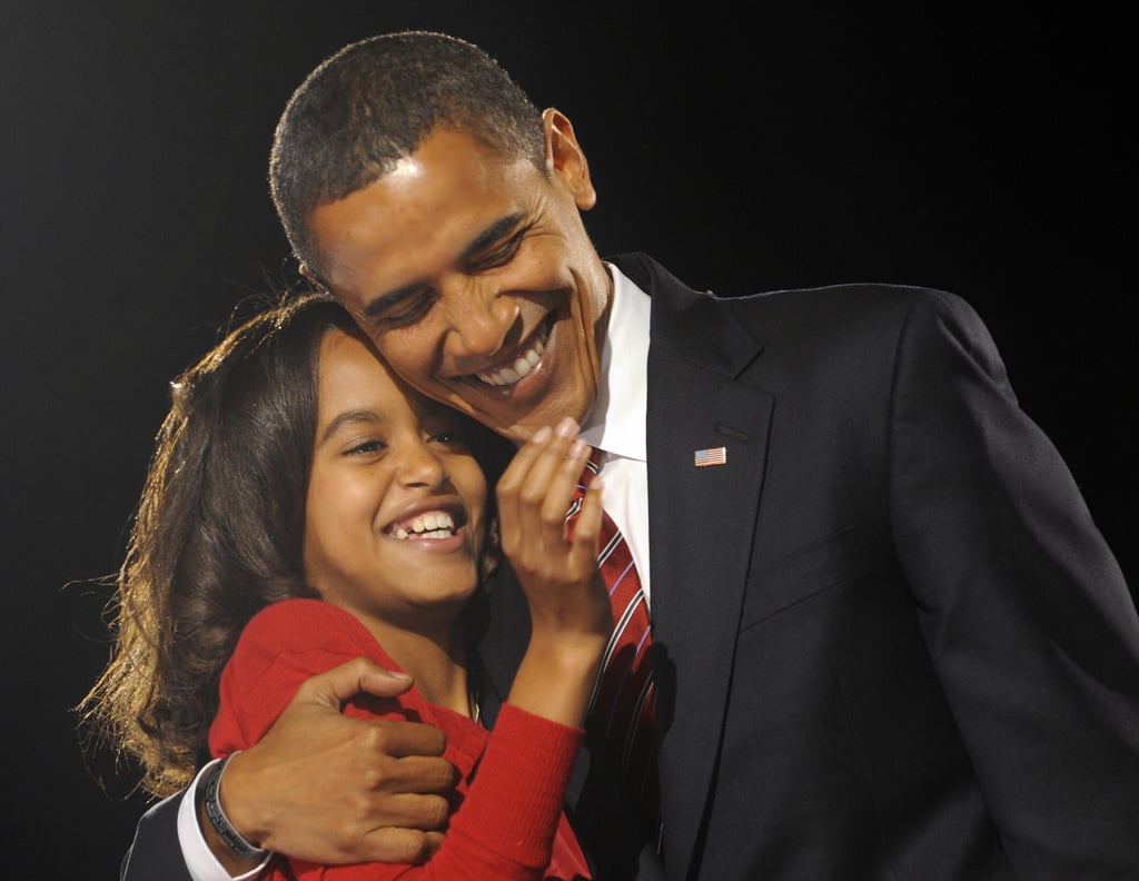 Barack Obama Cute Moments With Sasha and Malia