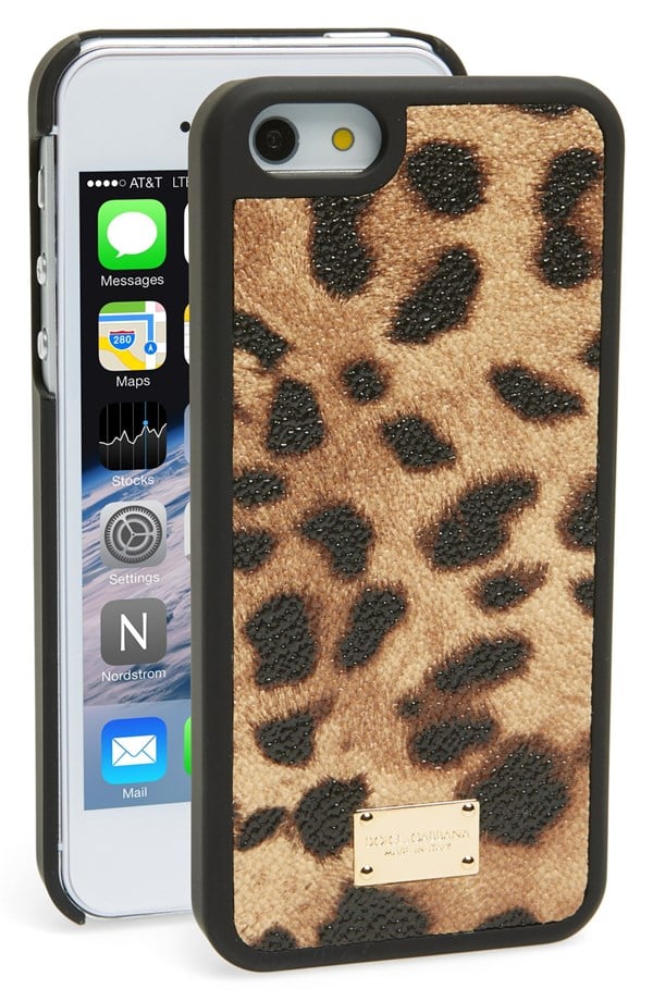 Dolce & Gabbana Leopard-Print iPhone 5 Case