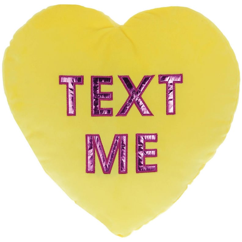 Text Me Heart Shaped Valentines Plush