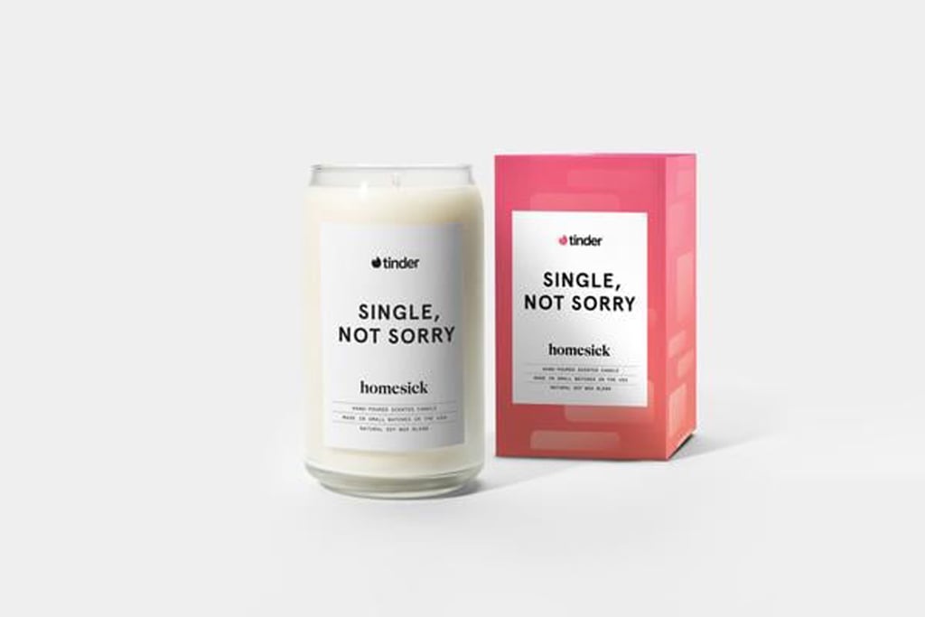 Tinder Valentine's Day Candle