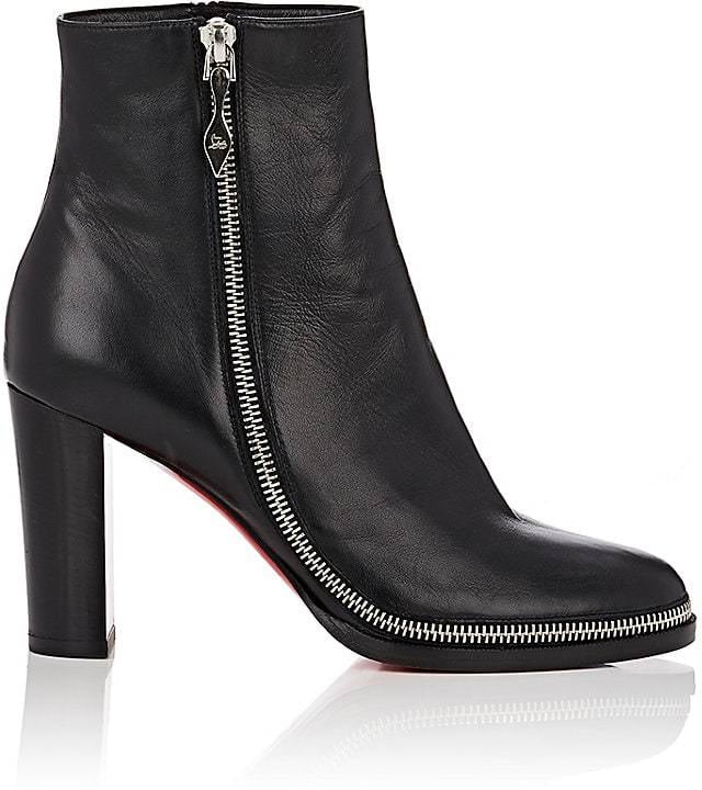 Christian Louboutin Women's Telezip Leather Ankle Boots