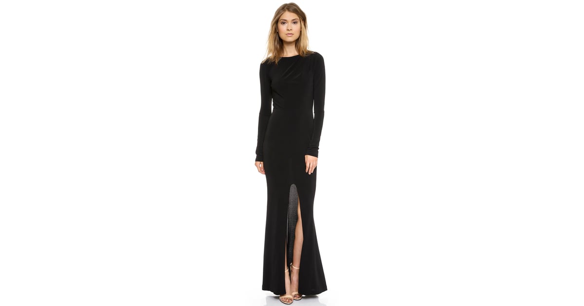 Rachel Zoe Long Sleeve Gown ($395) | What to Wear to a Winter Wedding ...