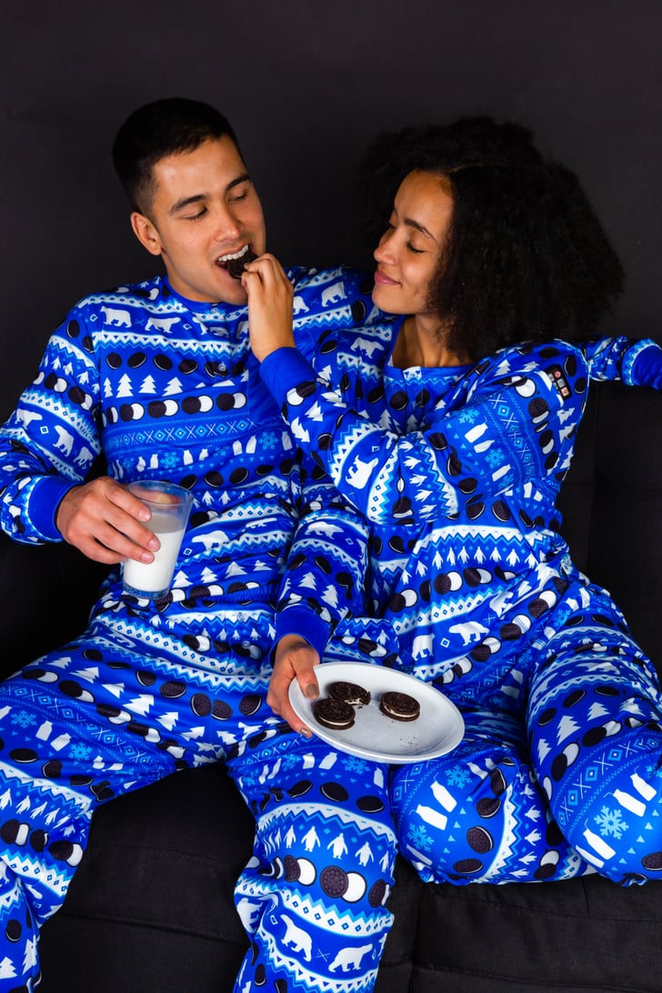 Blue christmas pjs deals