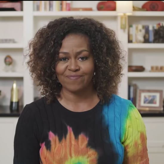 Michelle Obama's Tie-Dye Sweater in PBS Kids Book Reading