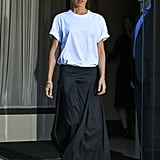 Style Your T-Shirt With: A Skirt and Sandals
