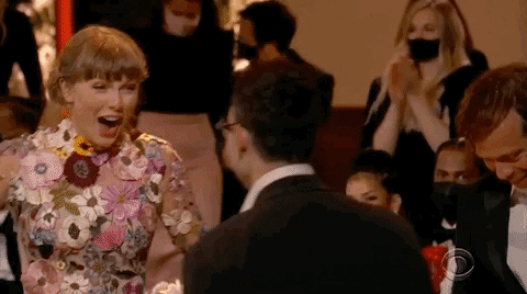 Taylor Swift and Jack Antonoff's Handshake at the 2021 Grammys