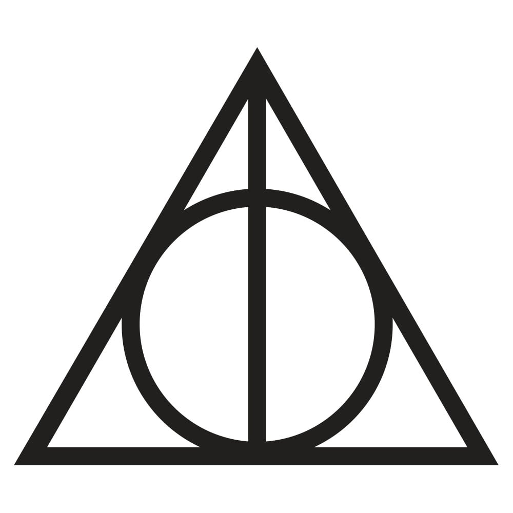 The Deathly Hallows Symbol Free Harry Potter Pumpkin Templates