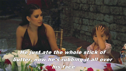 You keep your calm when kids do ridiculous things.
