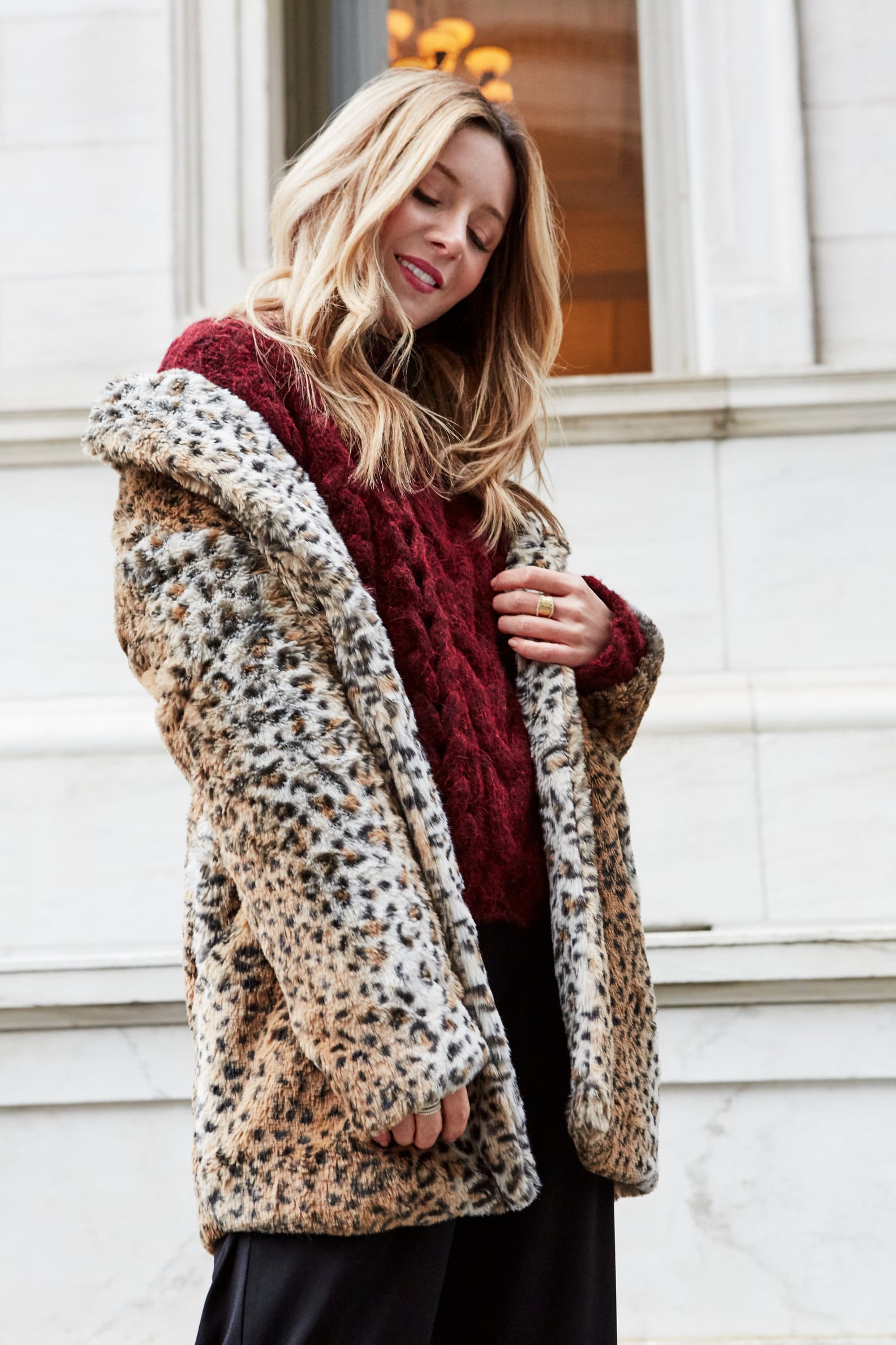 How to Style a Faux-Fur Coat Like a Fashion Editor | Kohl's | POPSUGAR ...
