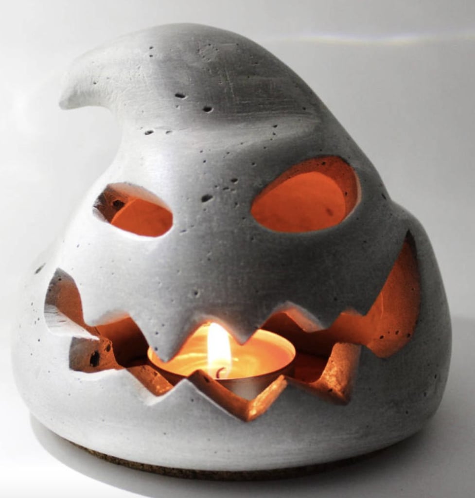Oogie Boogie Concrete Candle Holder