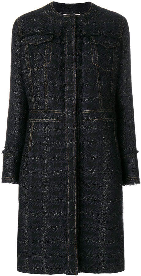 Tory Burch Aria Tweed Coat | Princess Eugenie of York Happens to Be the  Queen of Outerwear in This $119 Coat | POPSUGAR Fashion Photo 5