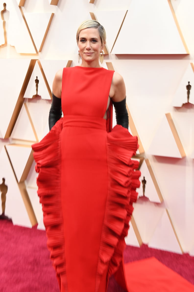 Kristen Wiig's Red Dress at the 2020 Oscars