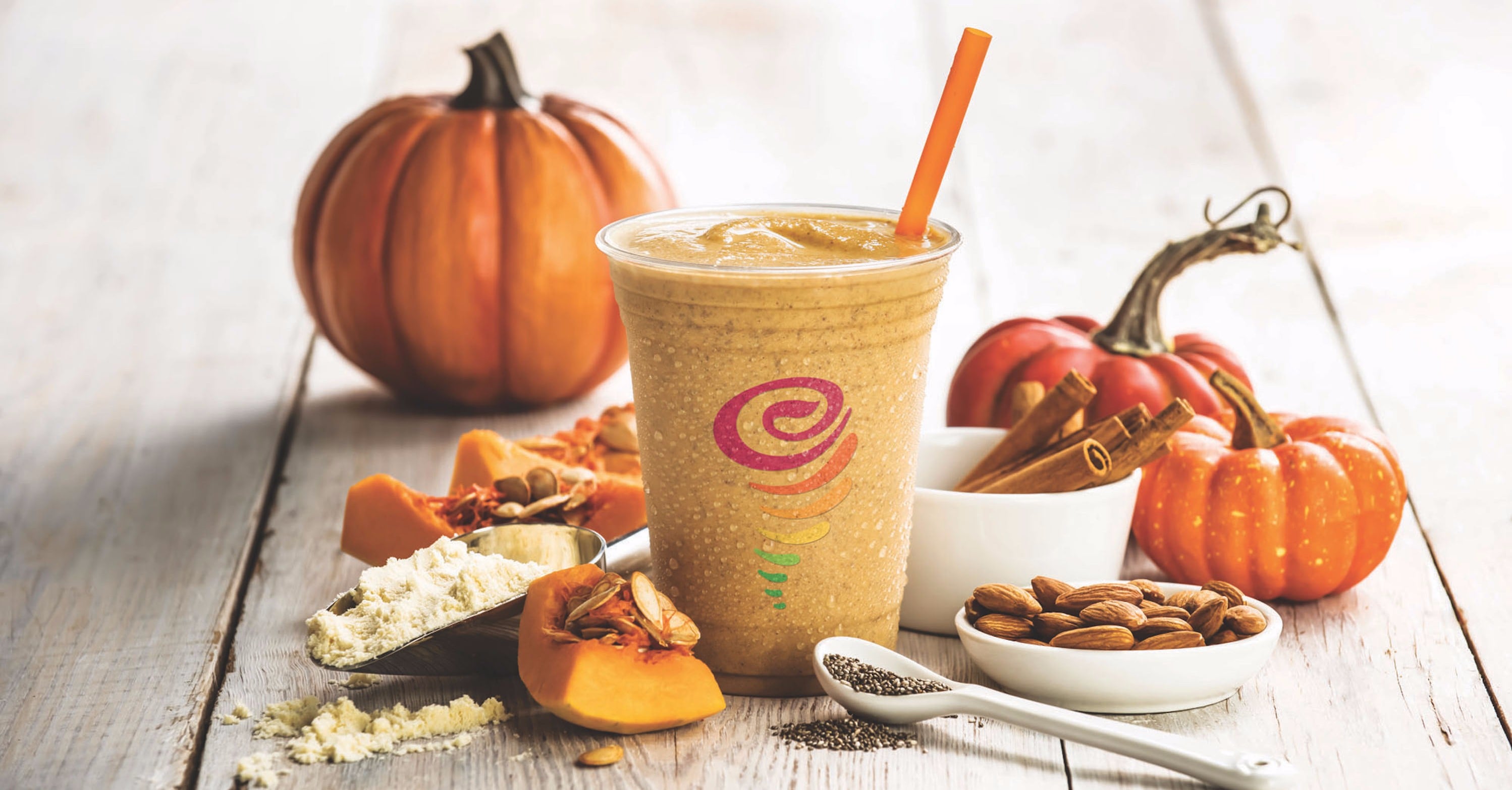 Jamba Juice Protein Pumpkin Smoothie POPSUGAR Fitness