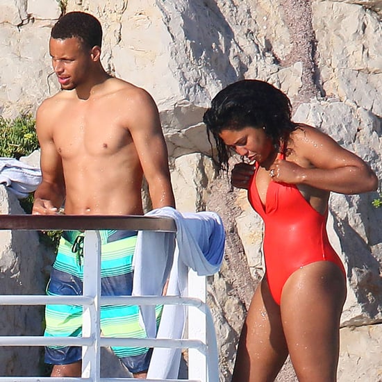Stephen And Ayesha Curry On The Beach In Hawaii June 2017 Popsugar Celebrity