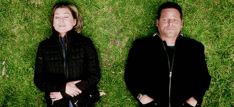 Season 12, Episode 24: Meredith and Alex Talk About Love | Grey's Anatomy: Alex and Meredith's ...