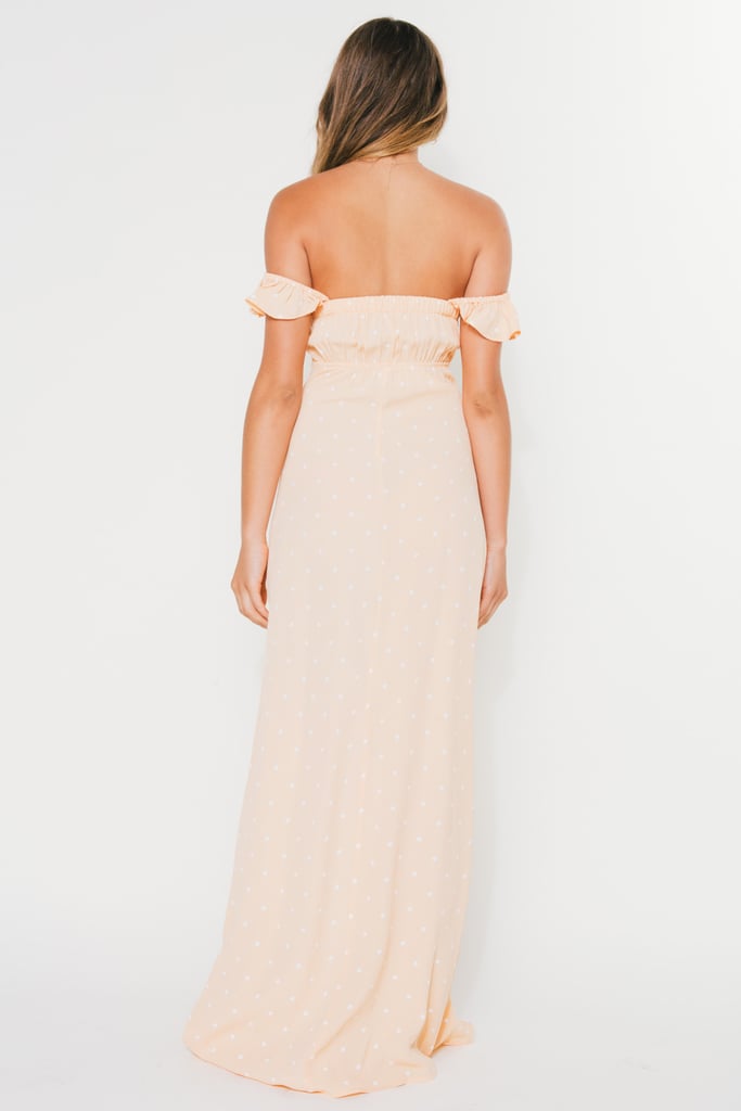 Flynn Skye Bardot Maxi Dress ($198)