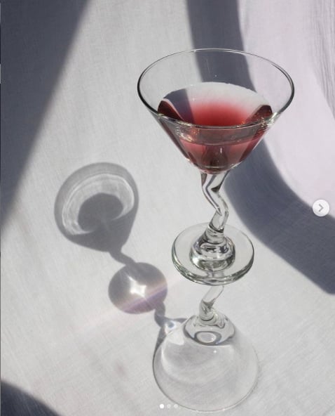 Wavy Z Stem Martini Glasses