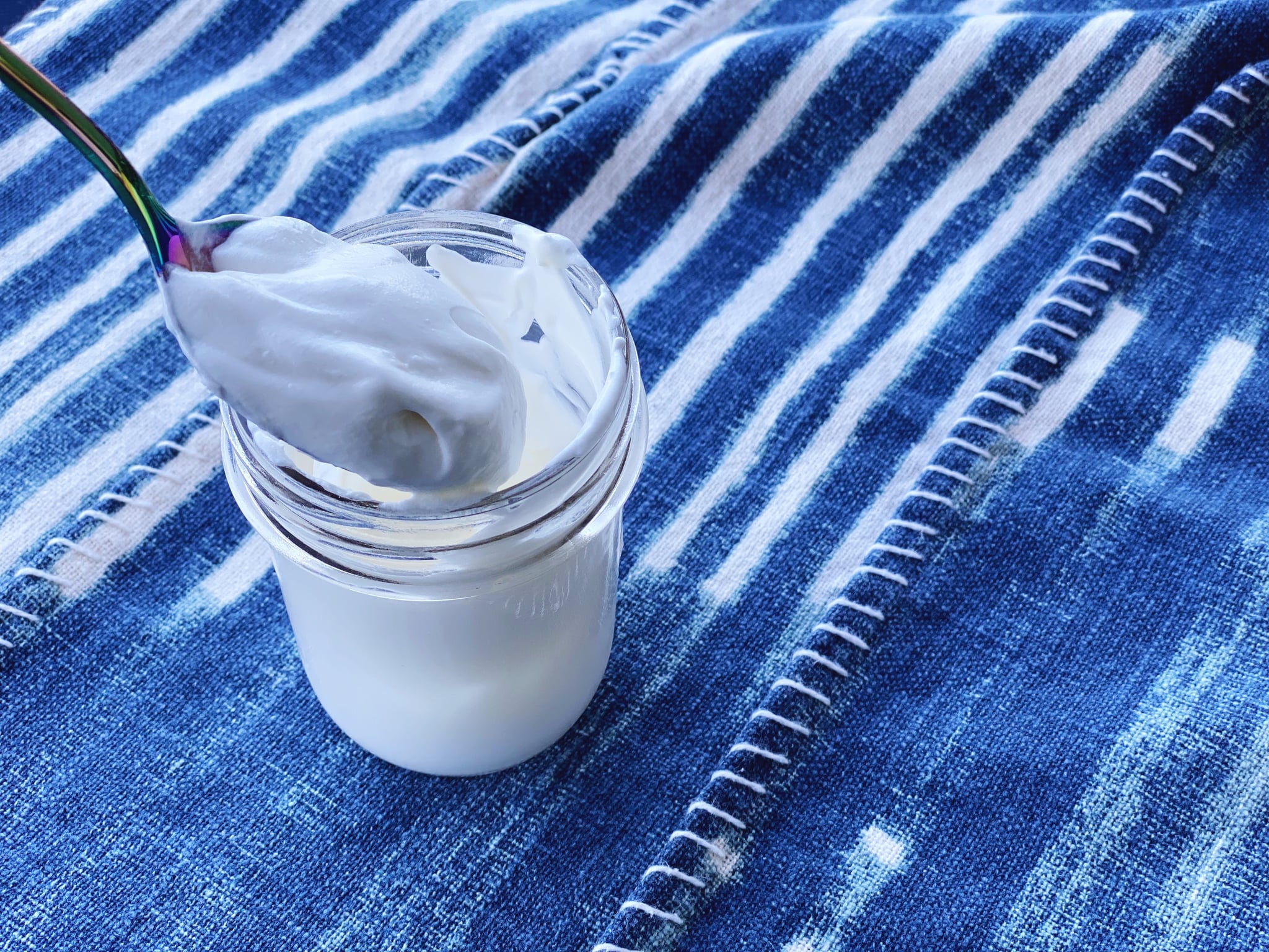 Making Cream Cheese By Milk Frother 