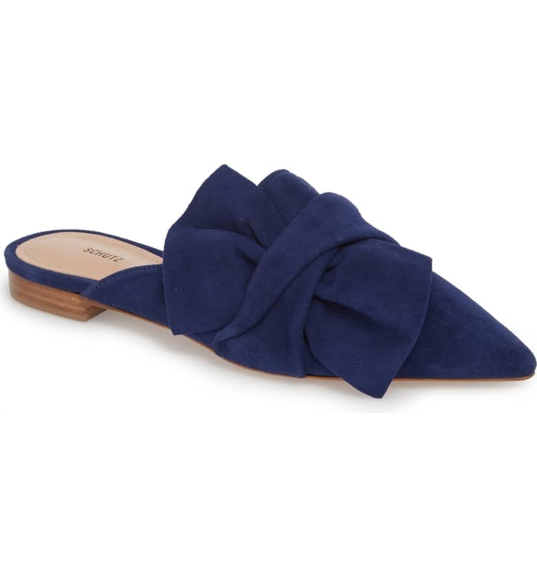 Schutz D'Ana Knotted Loafer Mule