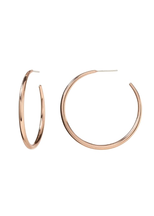 Everyday Hoop Earrings with 10K Gold