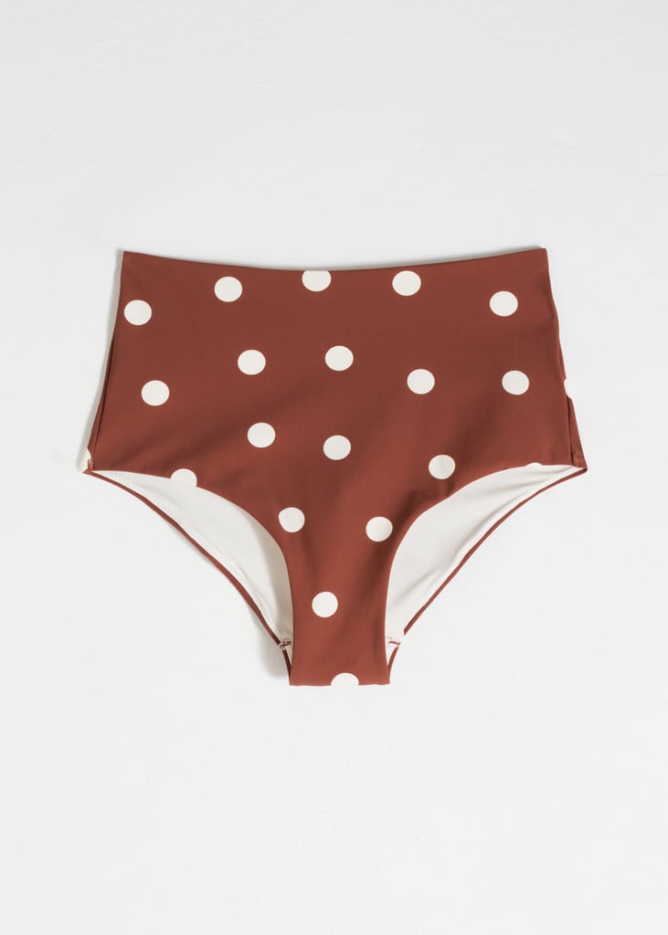 & other stories polka dot swimsuit