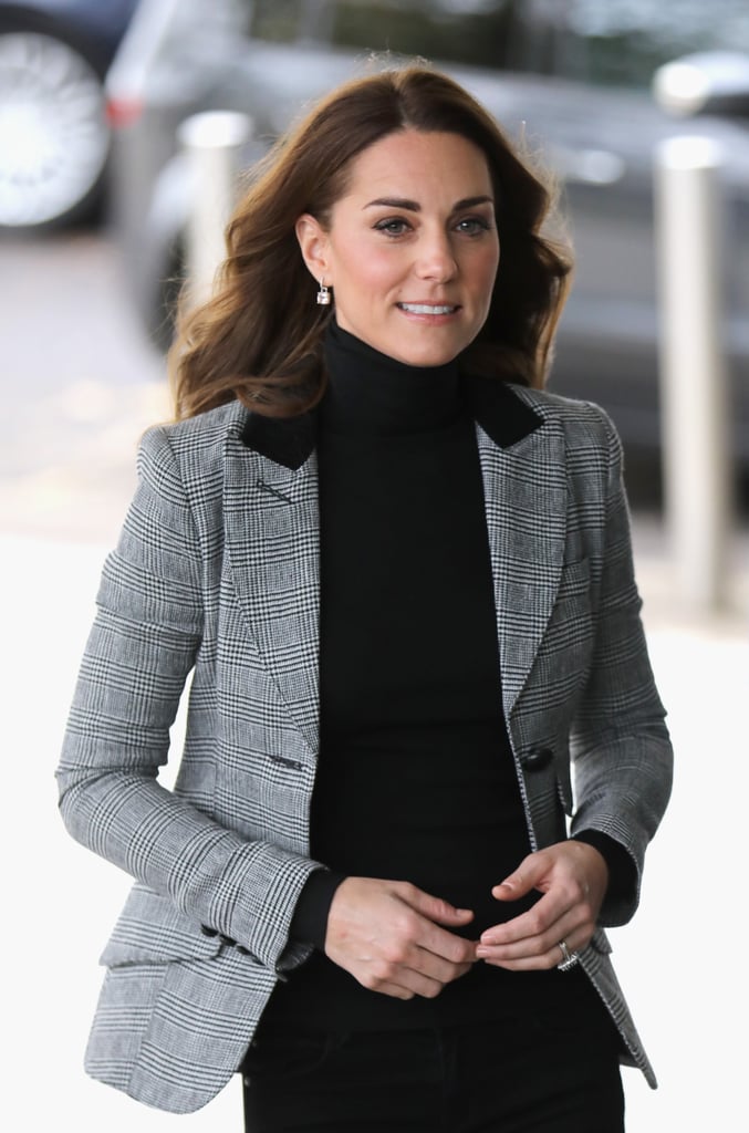 Kate Middleton Smythe Blazer and Skinny Jeans Oct 2018