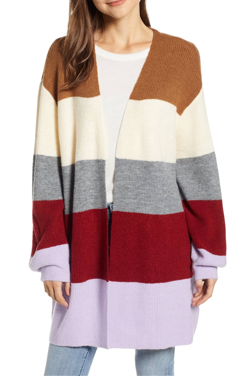 MOON RIVER Stripe Cardigan