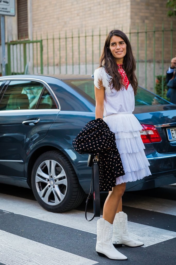 red cowboy boots outfit