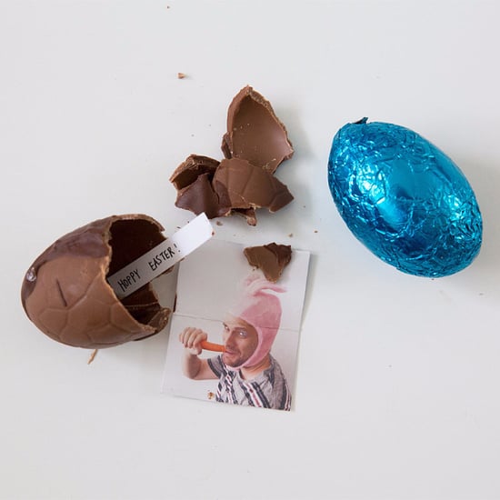 DIY Easter Eggs With Picture Inside