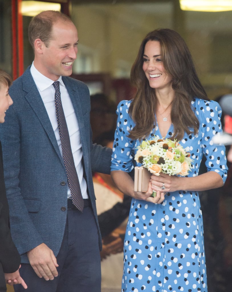 Prince William Touching Kate Middleton's Back Pictures