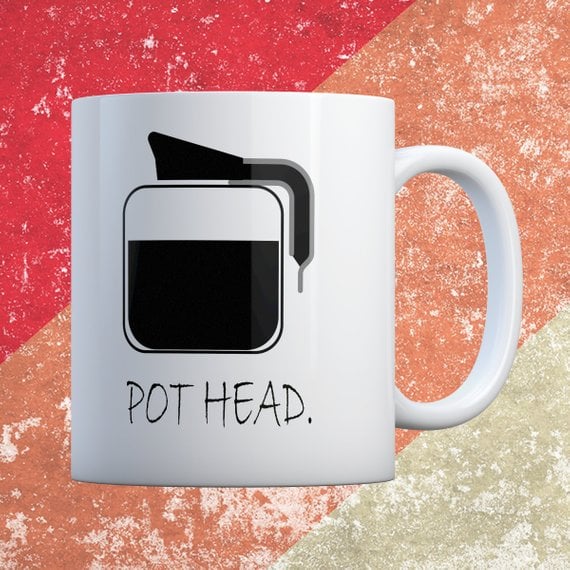Pot Head Funny Coffee Mug