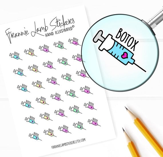 Botox Planner Stickers